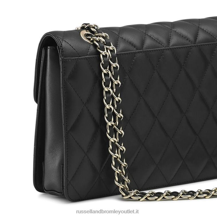 nero V0V4J669Russell And Bromley borsa a tracolla a catena grande quiltchain