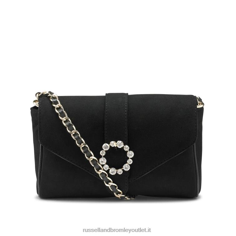 nero V0V4J700Russell And Bromley borsa a catena con fibbia rigorosamente gioiello