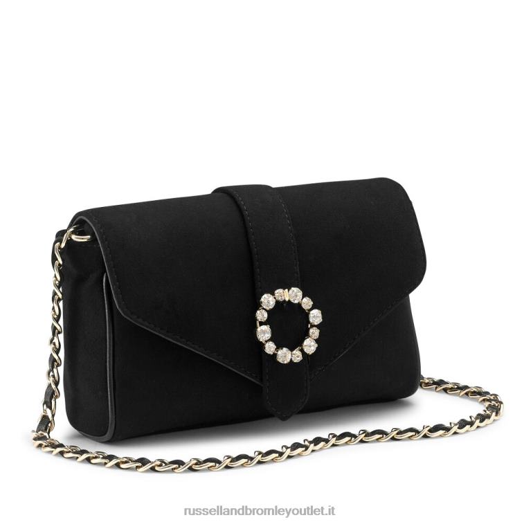 nero V0V4J700Russell And Bromley borsa a catena con fibbia rigorosamente gioiello
