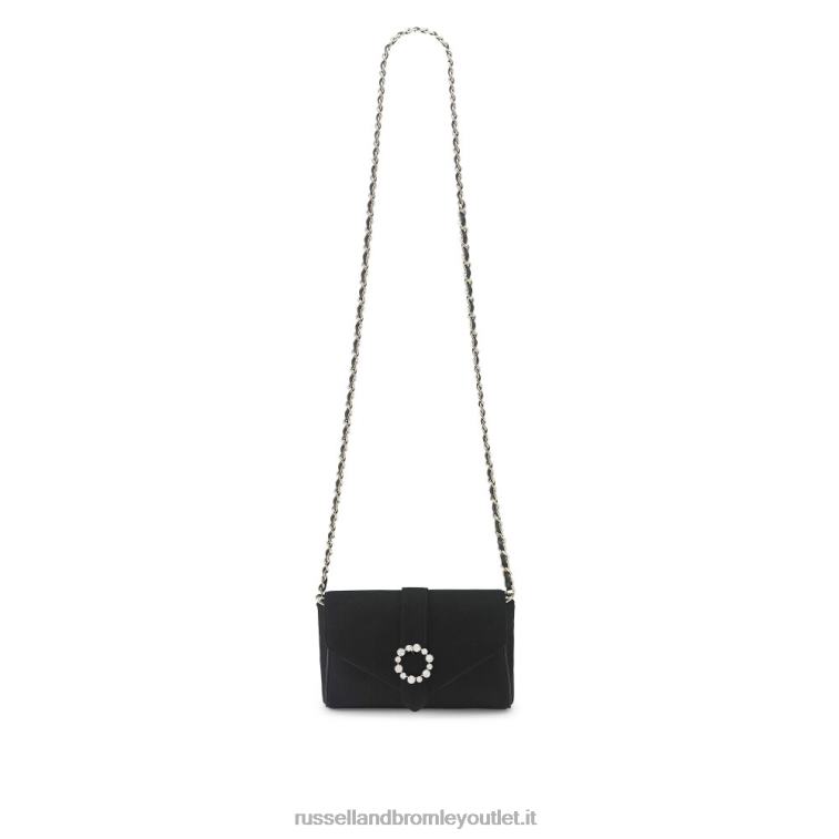 nero V0V4J700Russell And Bromley borsa a catena con fibbia rigorosamente gioiello