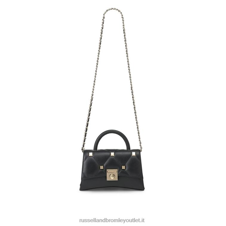 nero V0V4J746Russell And Bromley spalla con patta con borchie rockonrocks