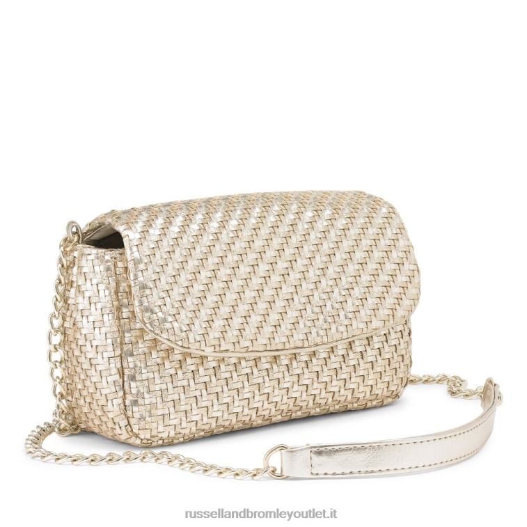 oro V0V4J734Russell And Bromley borsa a tracolla intrecciata liberty