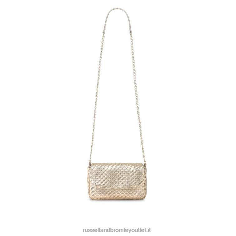 oro V0V4J734Russell And Bromley borsa a tracolla intrecciata liberty
