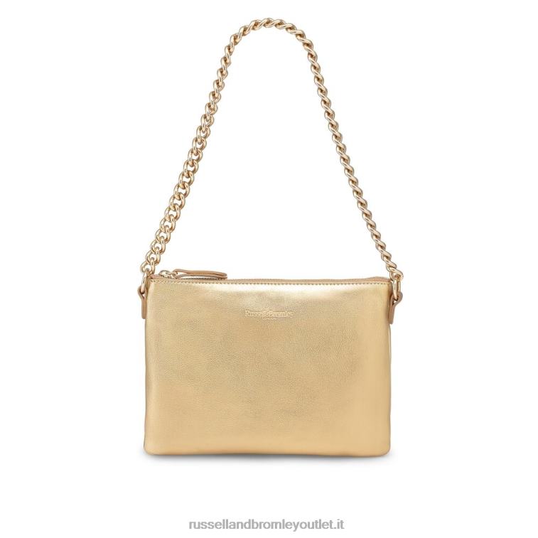 oro V0V4J764Russell And Bromley sulla tasca con zip sulla spalla a catena