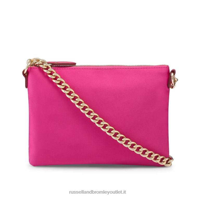 rosa V0V4J763Russell And Bromley sulla tasca con zip sulla spalla a catena