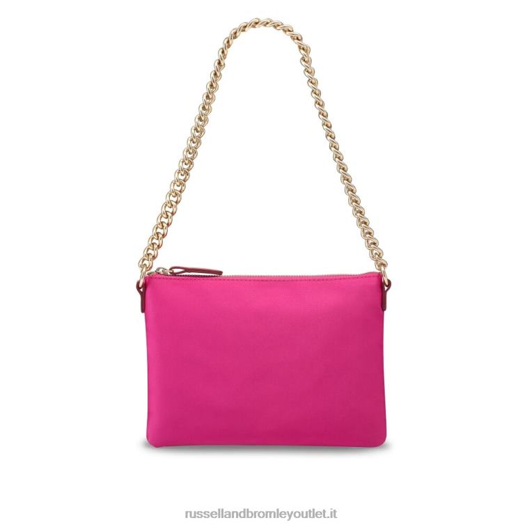 rosa V0V4J763Russell And Bromley sulla tasca con zip sulla spalla a catena