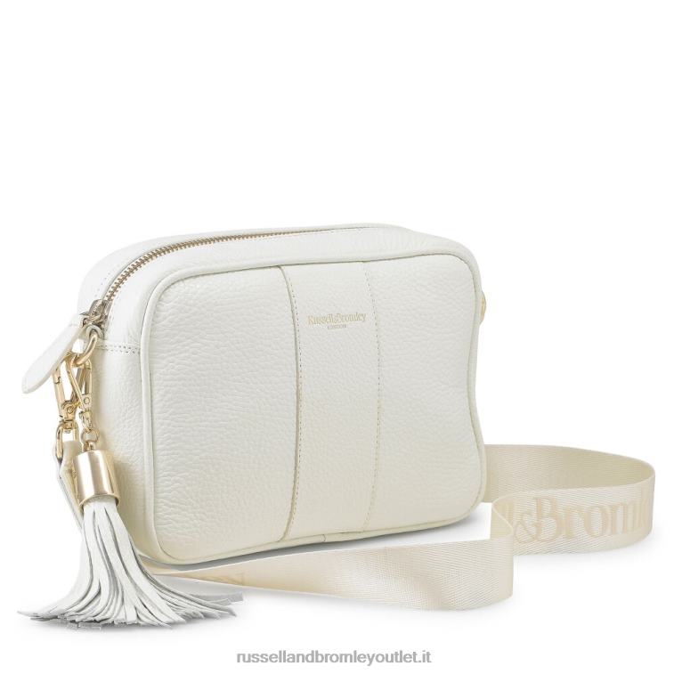 bianco V0V4J711Russell And Bromley borsa fotografica con cinturino sportivo pettirosso