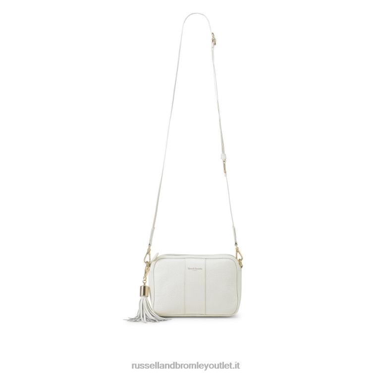 bianco V0V4J711Russell And Bromley borsa fotografica con cinturino sportivo pettirosso
