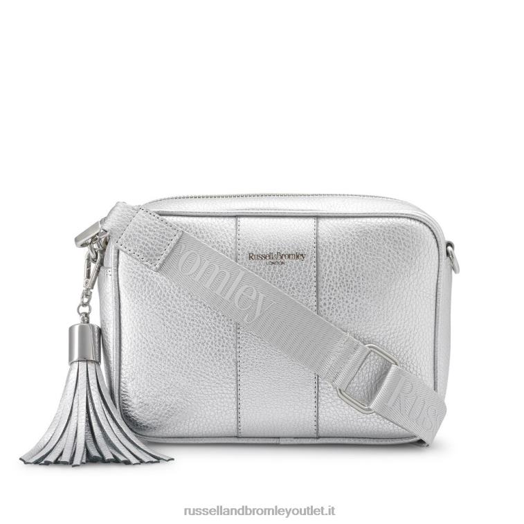 metallico V0V4J708Russell And Bromley borsa fotografica con cinturino sportivo pettirosso