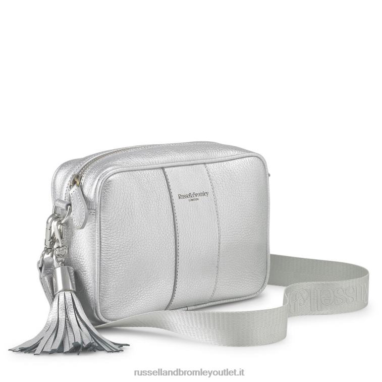 metallico V0V4J708Russell And Bromley borsa fotografica con cinturino sportivo pettirosso