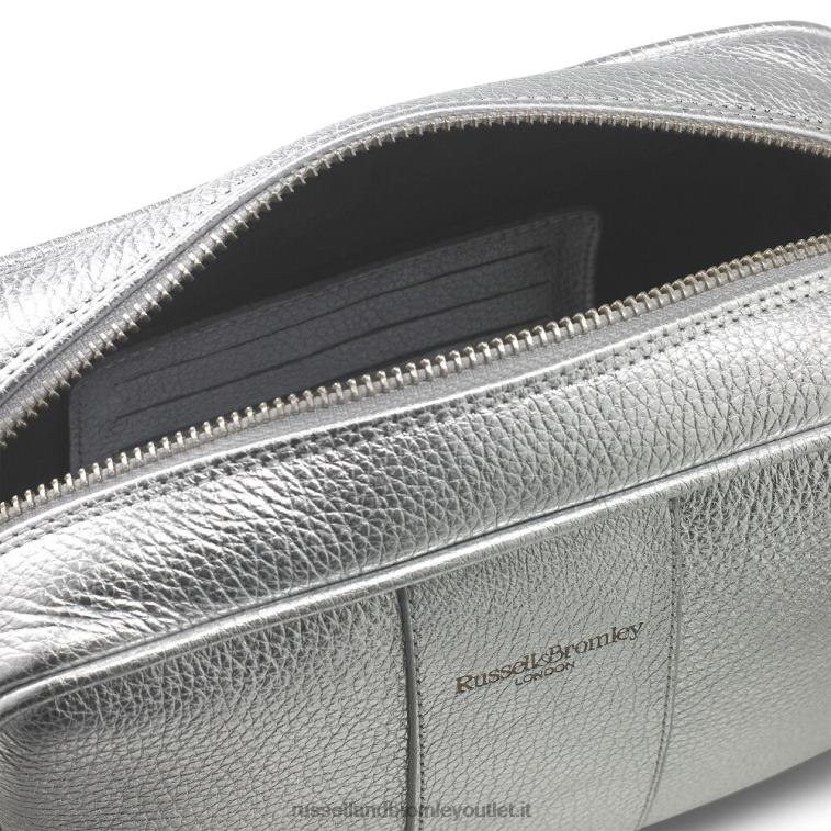 metallico V0V4J708Russell And Bromley borsa fotografica con cinturino sportivo pettirosso