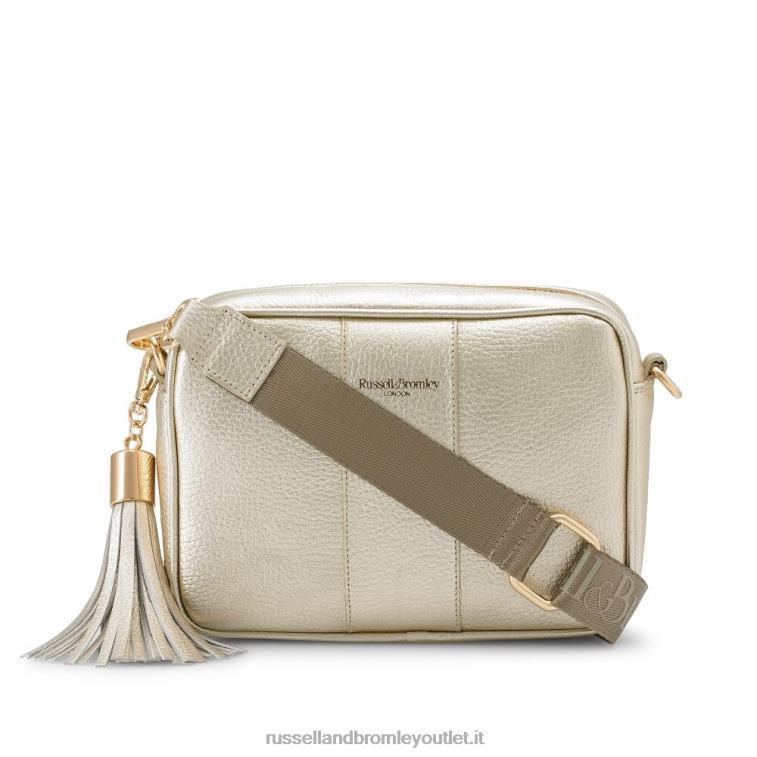metallico V0V4J731Russell And Bromley borsa fotografica con cinturino sportivo pettirosso