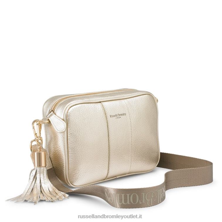 metallico V0V4J731Russell And Bromley borsa fotografica con cinturino sportivo pettirosso
