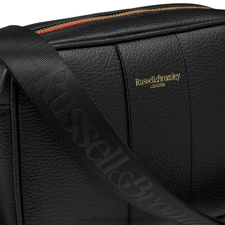 nero V0V4J709Russell And Bromley borsa fotografica con cinturino sportivo pettirosso