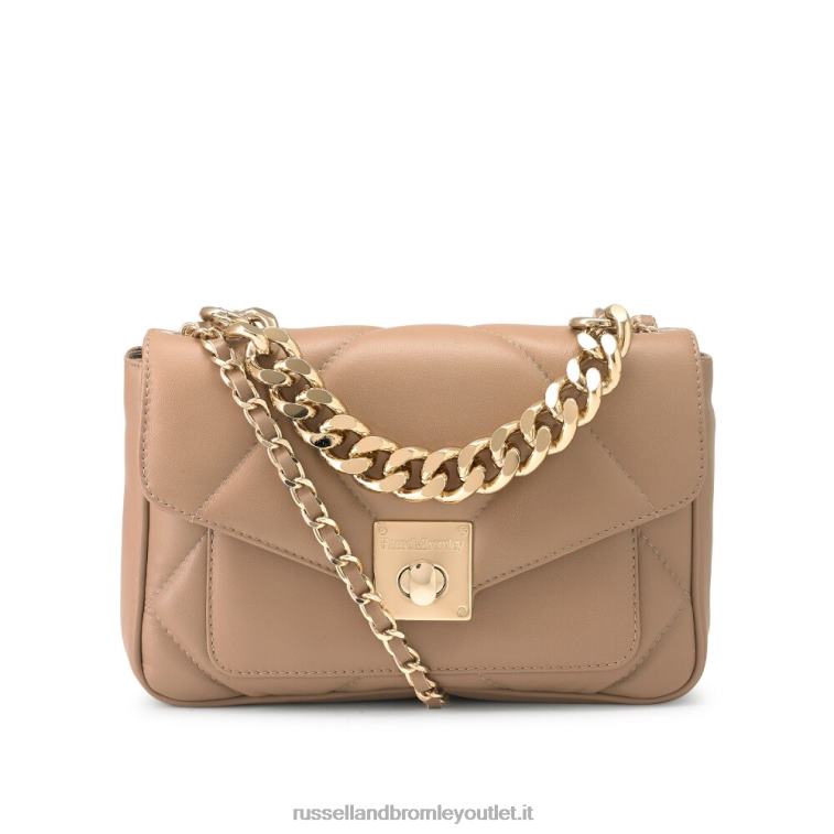 beige V0V4J674Russell And Bromley mini tracolla midi quiltpuff