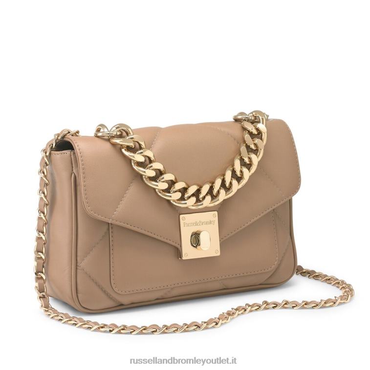 beige V0V4J674Russell And Bromley mini tracolla midi quiltpuff