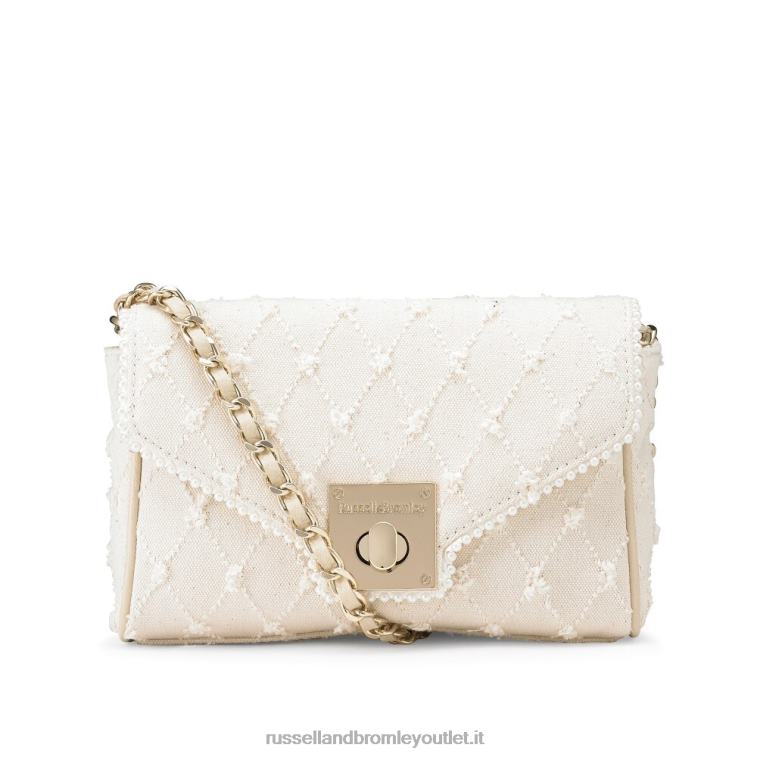 bianco V0V4J740Russell And Bromley mini tracolla a catena promenade