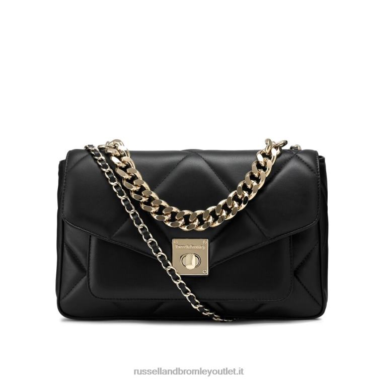 nero V0V4J714Russell And Bromley tracolla morbida trapuntata quiltpuff