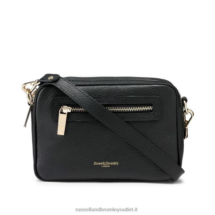 nero V0V4J720Russell And Bromley tracolla dinamica con tripla zip per fotocamera