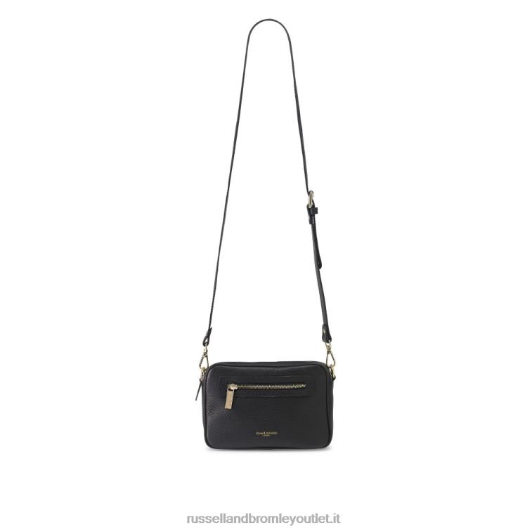 nero V0V4J720Russell And Bromley tracolla dinamica con tripla zip per fotocamera