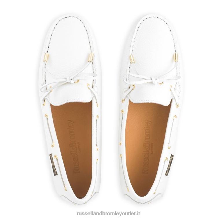 bianco V0V4J232 donne Russell And Bromley assetto di prua strada