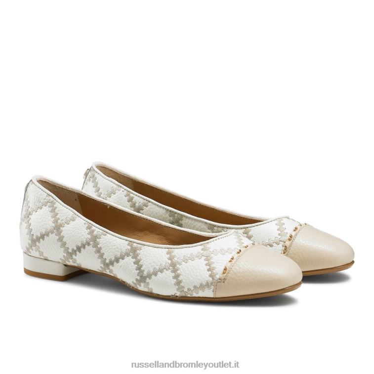 bianco V0V4J250 donne Russell And Bromley Ballerina boulevard2