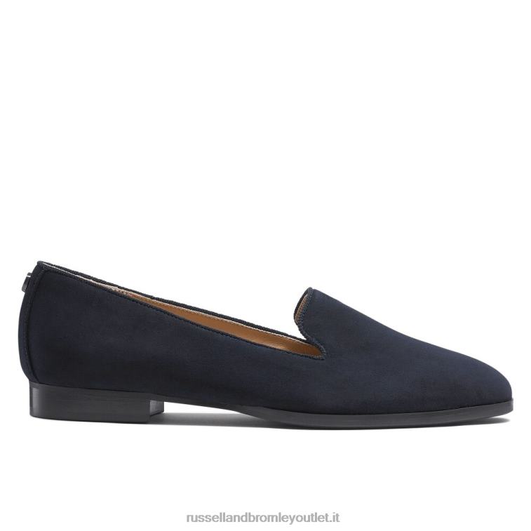 blu V0V4J222 donne Russell And Bromley abito da pantofola da fumo piatto