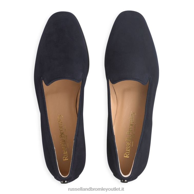 blu V0V4J222 donne Russell And Bromley abito da pantofola da fumo piatto