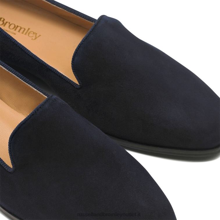 blu V0V4J222 donne Russell And Bromley abito da pantofola da fumo piatto