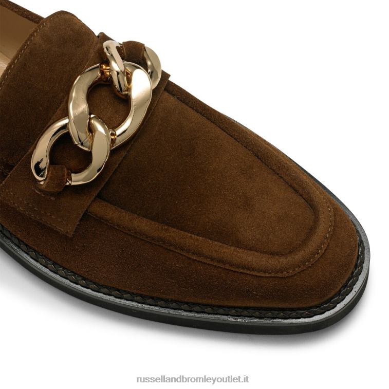 marrone V0V4J206 donne Russell And Bromley mocassino cleopatra 3 anelli