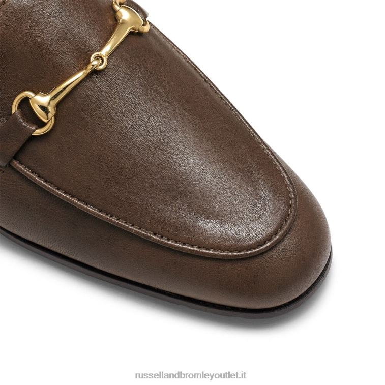marrone V0V4J214 donne Russell And Bromley mocassino filetto mocassino