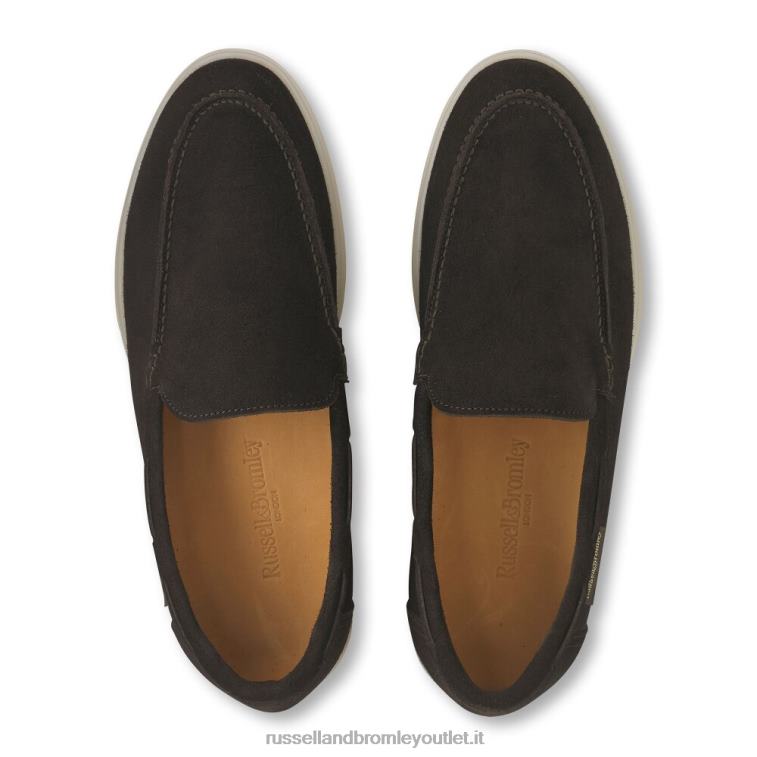 marrone V0V4J221 donne Russell And Bromley mocassino tutto il giorno