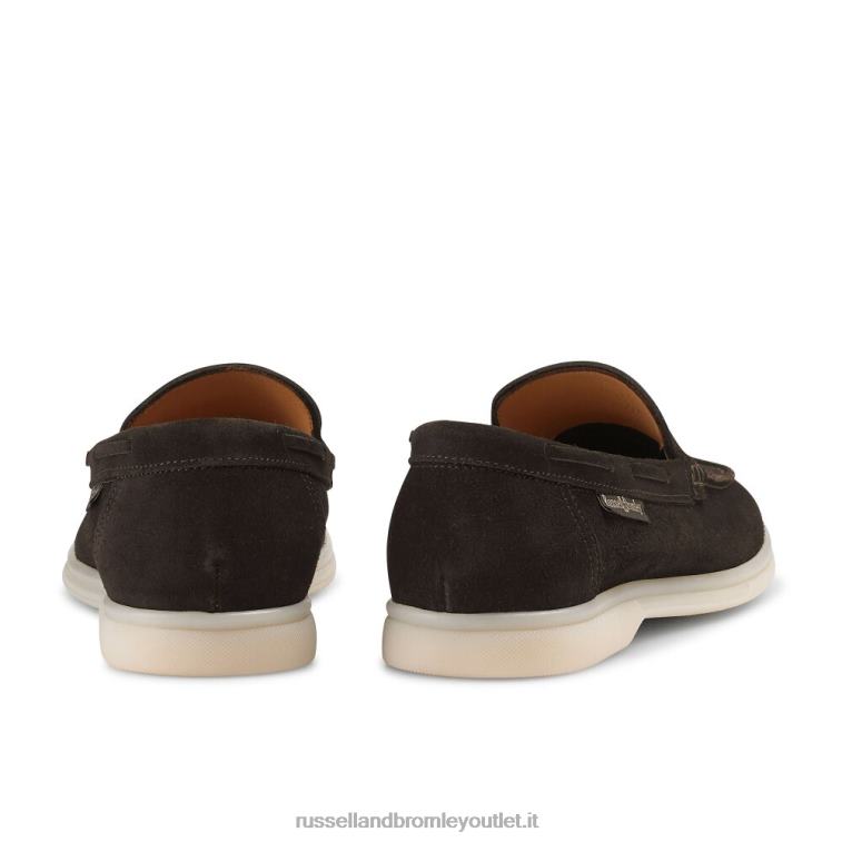 marrone V0V4J221 donne Russell And Bromley mocassino tutto il giorno