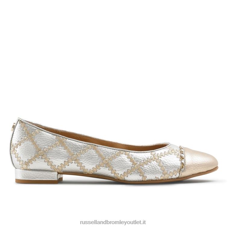 metallico V0V4J243 donne Russell And Bromley Ballerina boulevard2