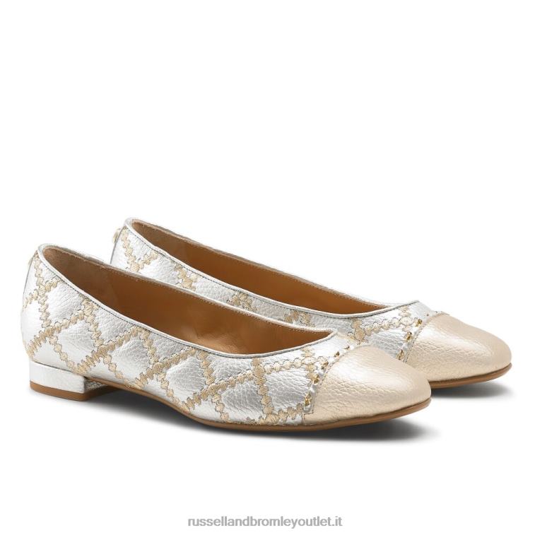 metallico V0V4J243 donne Russell And Bromley Ballerina boulevard2