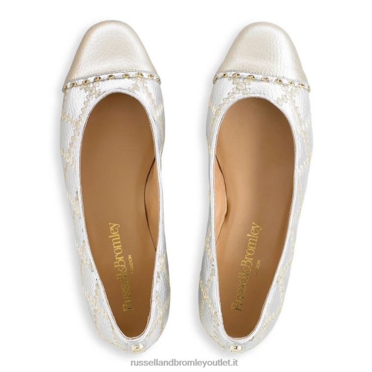 metallico V0V4J243 donne Russell And Bromley Ballerina boulevard2