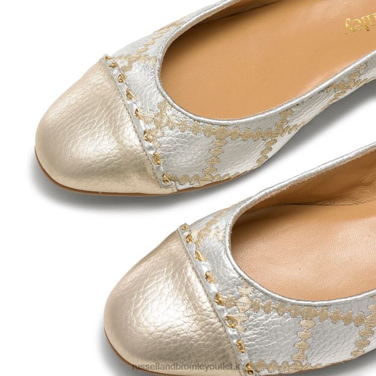 metallico V0V4J243 donne Russell And Bromley Ballerina boulevard2