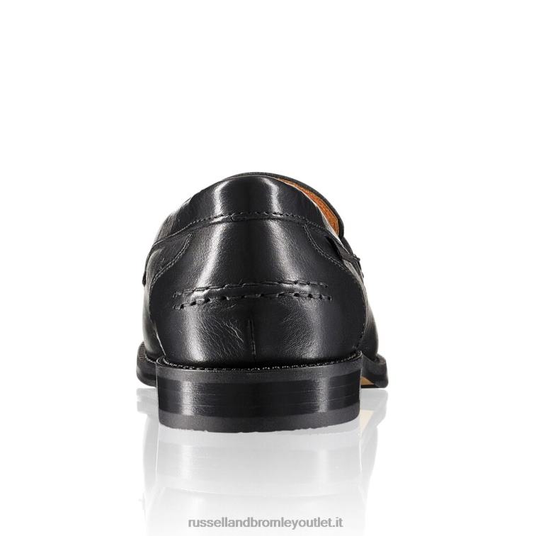 nero V0V4J194 donne Russell And Bromley mocassino con finiture a filetto brewster