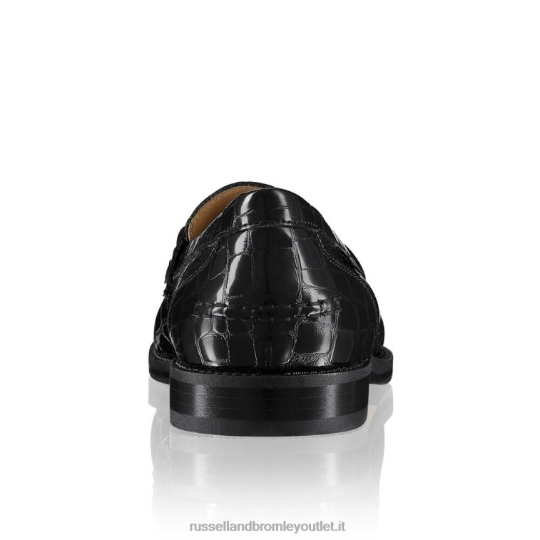nero V0V4J195 donne Russell And Bromley mocassino con finiture a filetto brewster