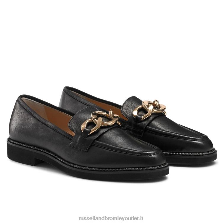 nero V0V4J200 donne Russell And Bromley mocassino cleopatra 3 anelli