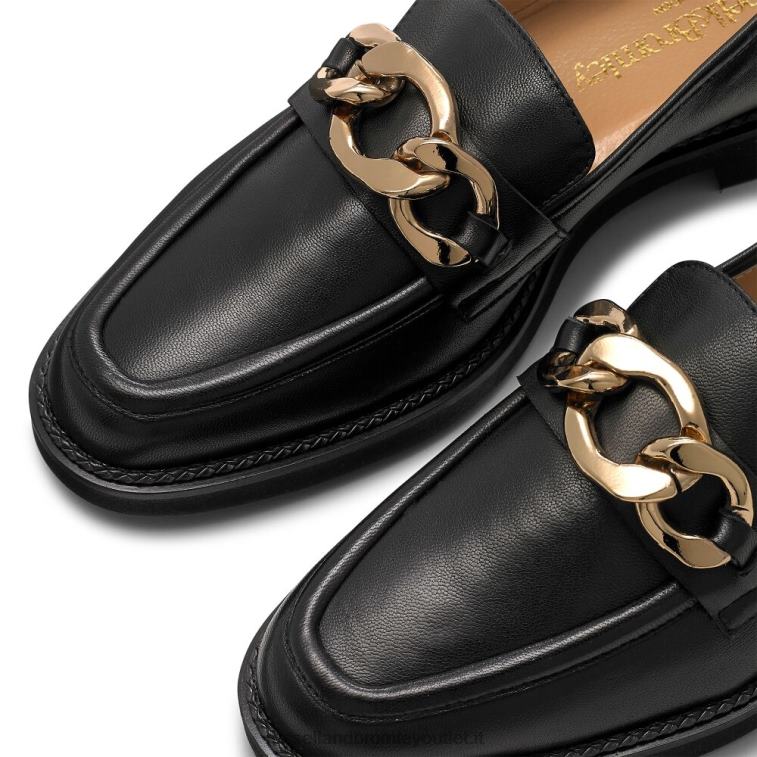 nero V0V4J200 donne Russell And Bromley mocassino cleopatra 3 anelli