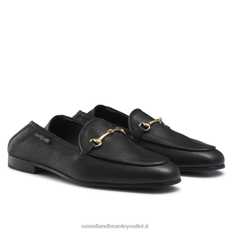 nero V0V4J204 donne Russell And Bromley mocassino filetto mocassino