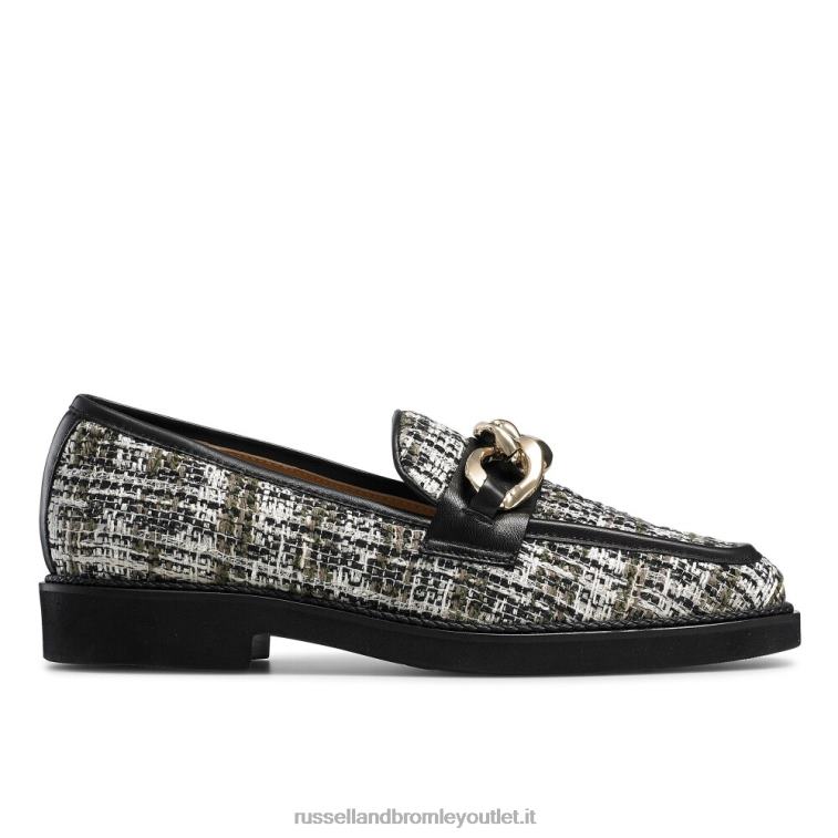 nero V0V4J205 donne Russell And Bromley mocassino cleopatra 3 anelli