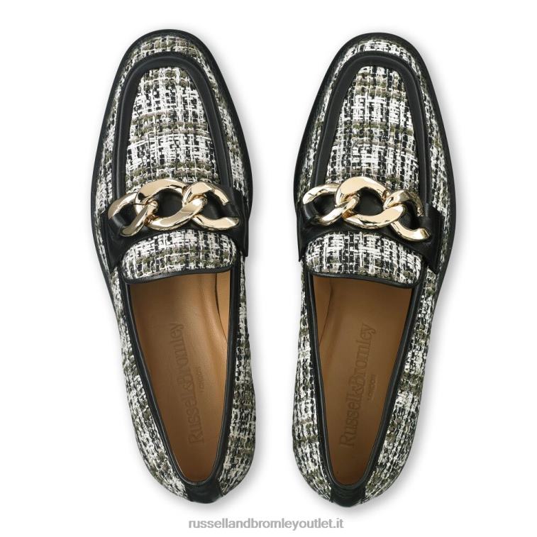 nero V0V4J205 donne Russell And Bromley mocassino cleopatra 3 anelli