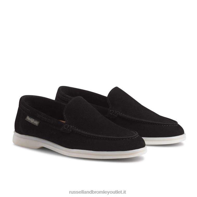 nero V0V4J217 donne Russell And Bromley mocassino morbido per tutto il giorno
