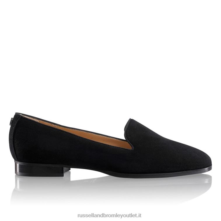 nero V0V4J220 donne Russell And Bromley abito da pantofola da fumo piatto