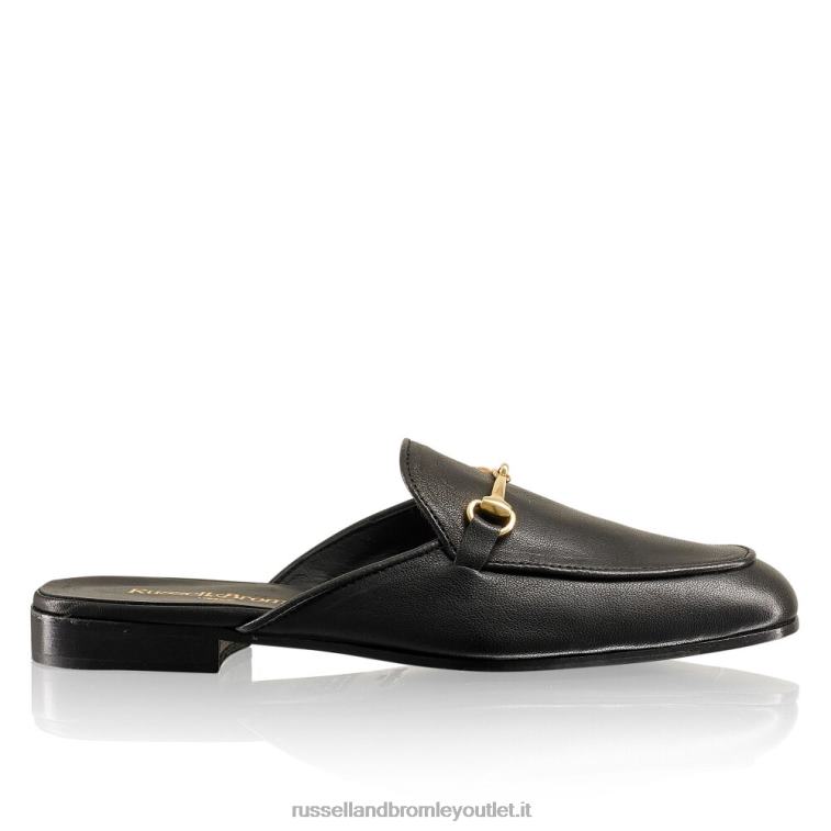 nero V0V4J236 donne Russell And Bromley loafermule mocassino senza schienale