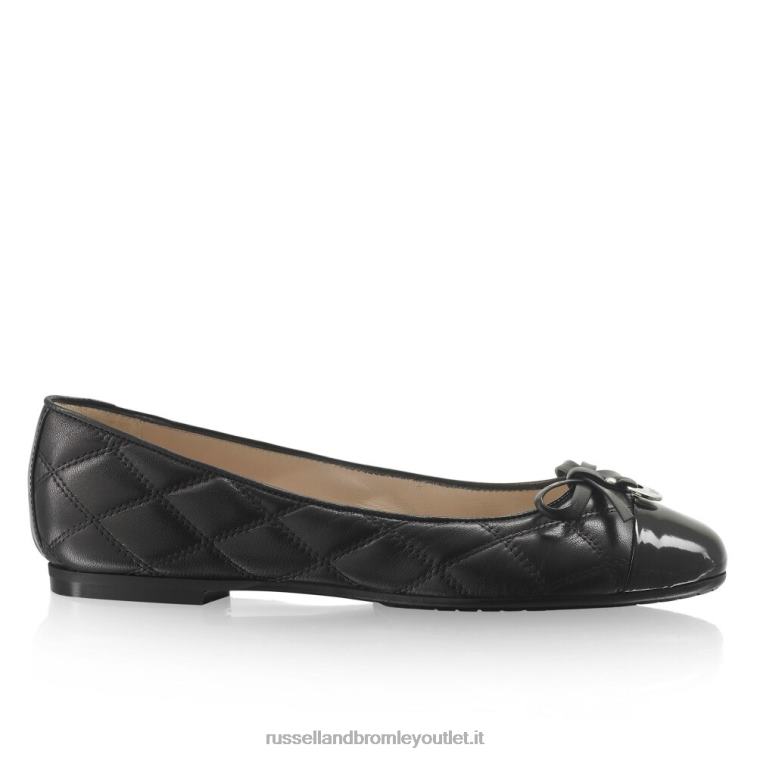 nero V0V4J242 donne Russell And Bromley affascinante ballerina trapuntata