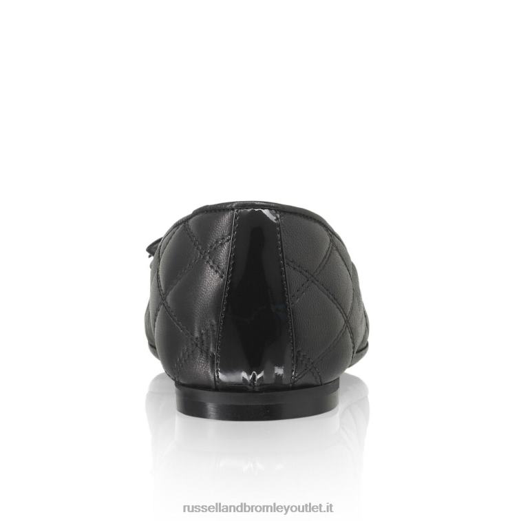 nero V0V4J242 donne Russell And Bromley affascinante ballerina trapuntata