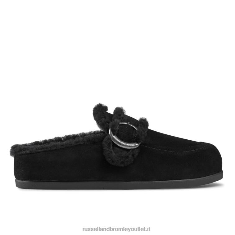 nero V0V4J252 donne Russell And Bromley mocassino zoccolo luxo senza schienale